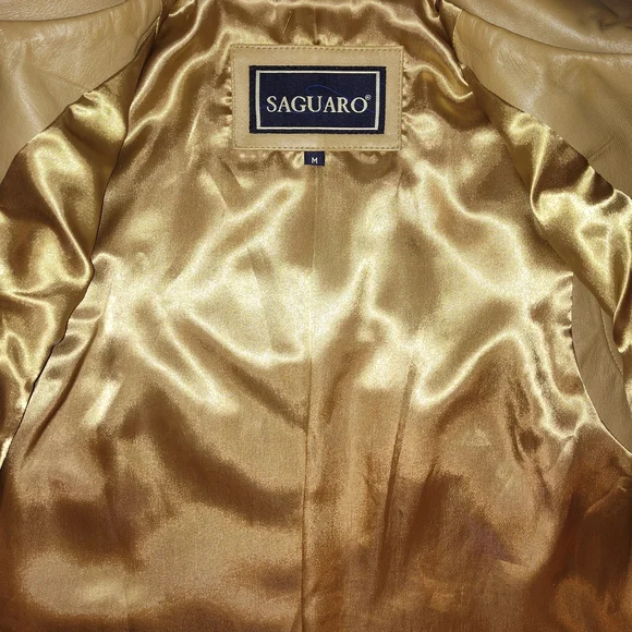 Elegant Tan Leather Vest for Women - Picture 2 of 4